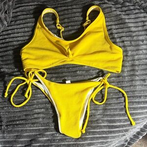 Vibrant Yellow Bikini Set